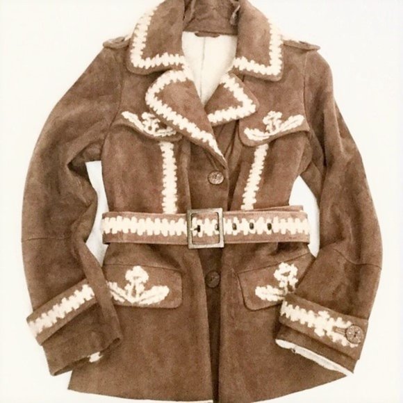 NEW European Style Genuine Italian Fontani Shearling - Made in Italy - Picture 3 of 8